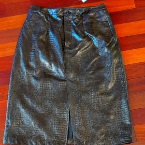 NWT - INC International Concepts Croc Embossed Pencil Skirt
